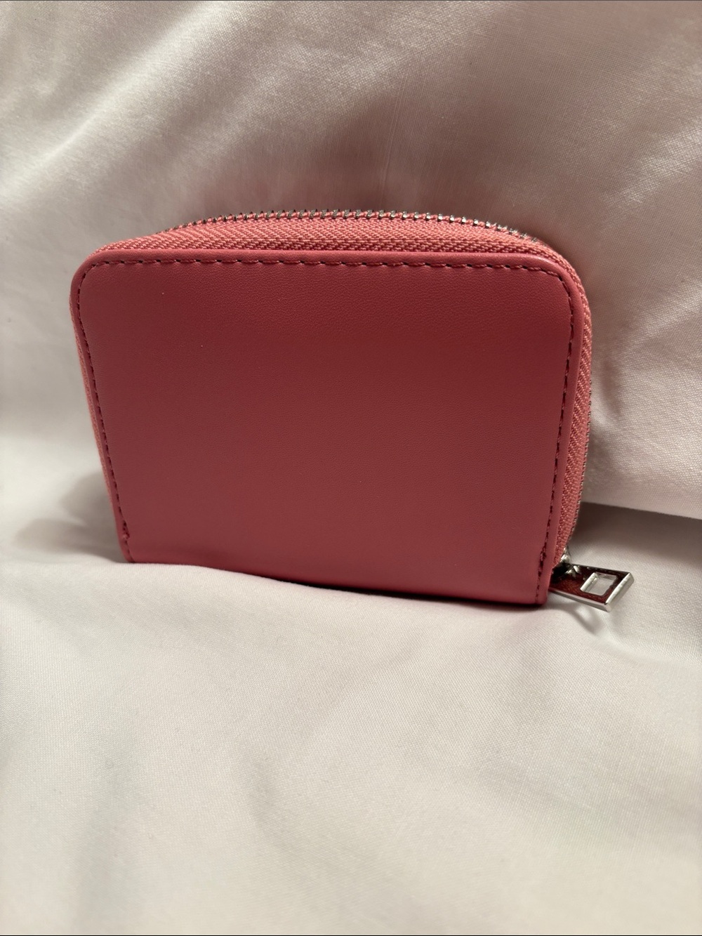 a new day Coral Pink Zip-Around Mini Wallet